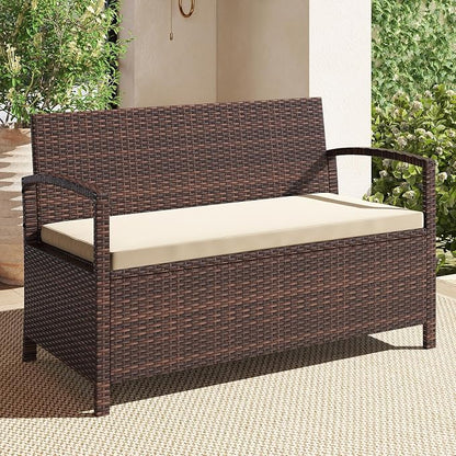 Tangkula 42 Gallon Outdoor Bench - Image 9