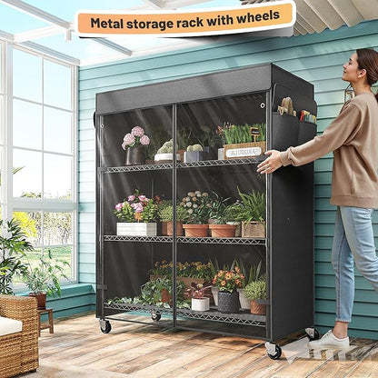 REIBII 4-Tier Storage Shelves Wire Shelving Unit - Image 7