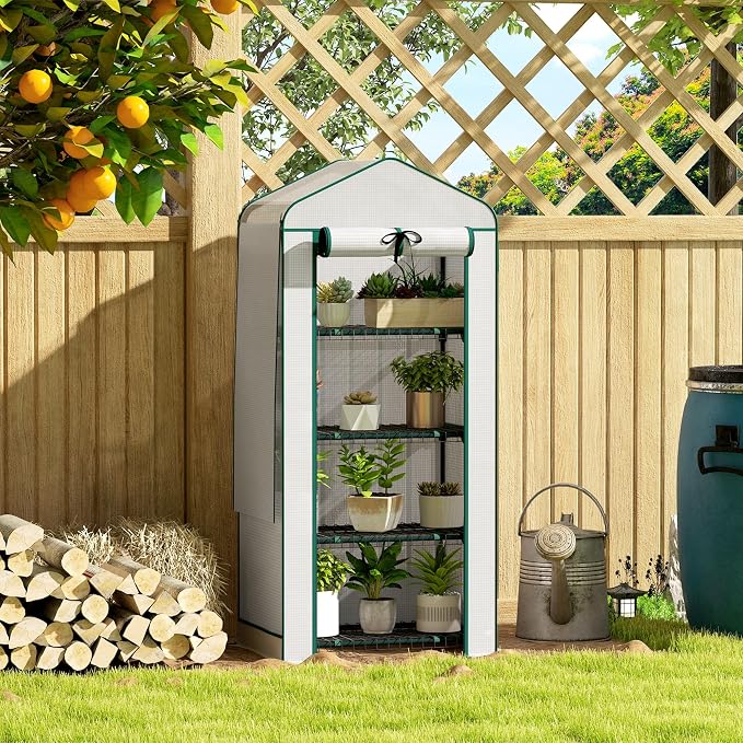 Mini Greenhouse, Plant Shelf Greenhouse - Image 3
