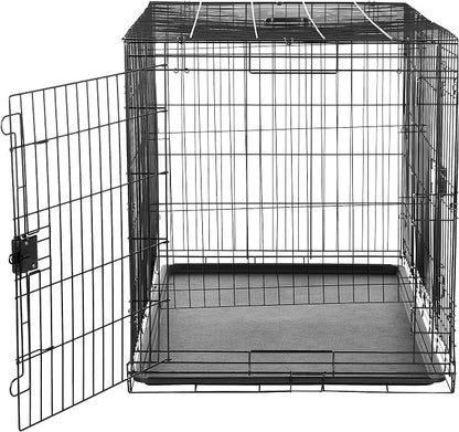 Amazon Basics Durable, Foldable Metal Wire Dog Crate - Image 3