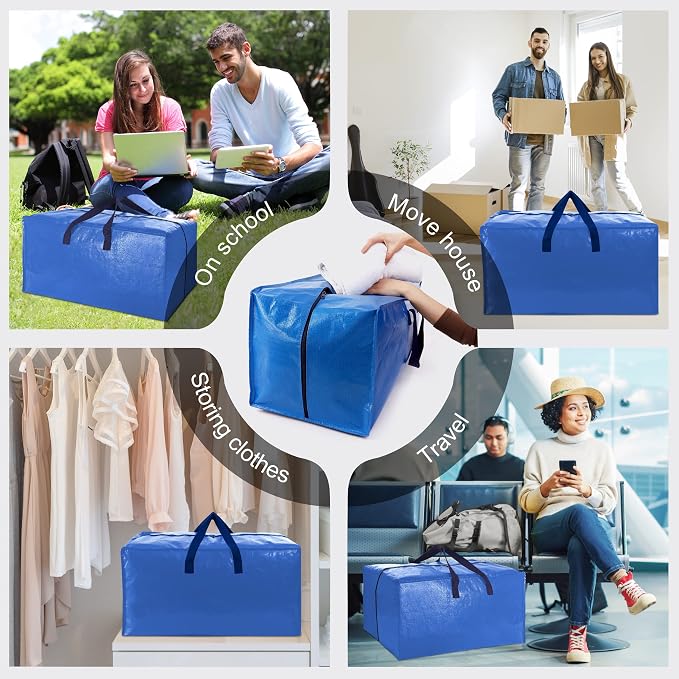 Heavy Duty Extra Large Moving Bags W/Backpack Straps - Image 6