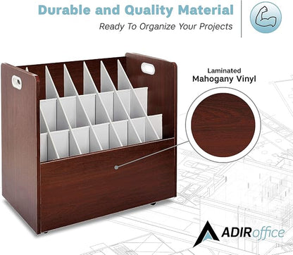 AdirOffice Adir Blue Print Storage Organizer - Image 5