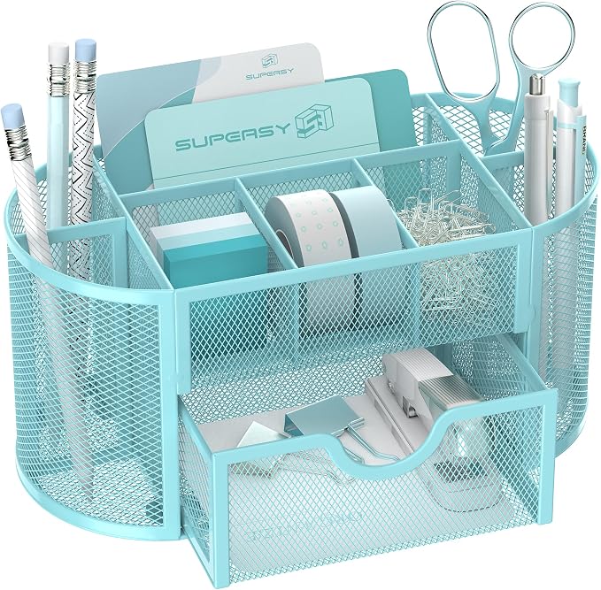 SUPEASY Mesh Desk Organizer, Desk Accessories & Workspace Organizers by SUPEASY