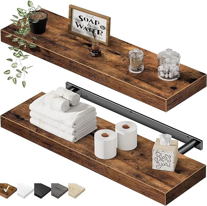 QEEIG Floating Shelves for Wall 23.6" Long by QEEIG