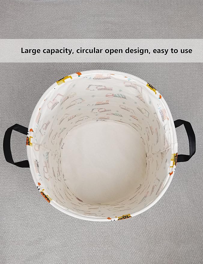 QUEENLALA Large Storage Basket, Laundry Hamper/Bathroom/Home Decor/Collapsible - Image 8