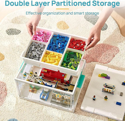 Vtopmart 24 QT Clear Plastic Storage Box - Image 3
