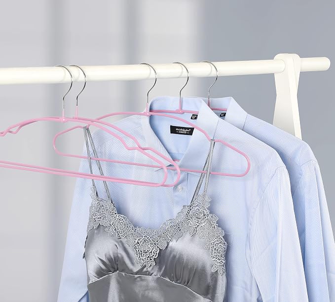 TOPIA HANGER Non Slip Hanger 20 Pack, Metal Clothes Hangers Space Saving - Image 8