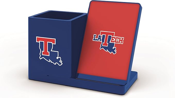 SOAR NCAA Unisex Cell Phone Wireless Charging Stand and Desktop Organizer by SOAR