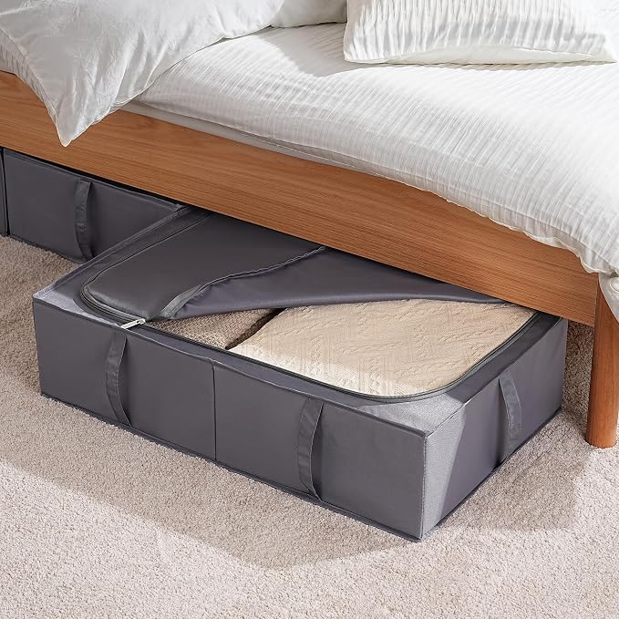 TYEERS Under Bed Storage Containers, Durable Fabric, Collapsible, Under Bed - Image 4