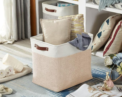 DECOMOMO Extra Large Storage Baskets, 54.5L Fabric Storage Bins - Image 2