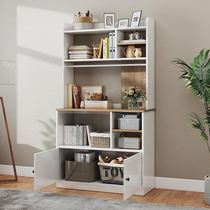 Book Shelf, 5-Tier Bookshelf, 71 inch Tall Bookcase - Image 3