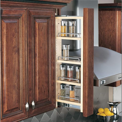 Rev-A-Shelf 3"W x 30"H Pullout Shelf Organizer - Image 2