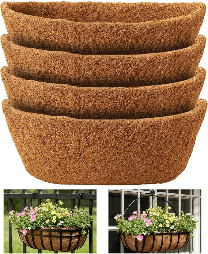 Coco Liners for Planters by GARDMATE-SparkEaseinGreen
