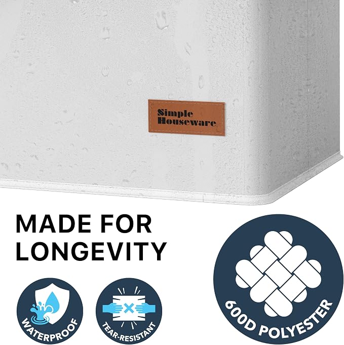 Simple Houseware Foldable Laundry Hamper Basket - Image 5