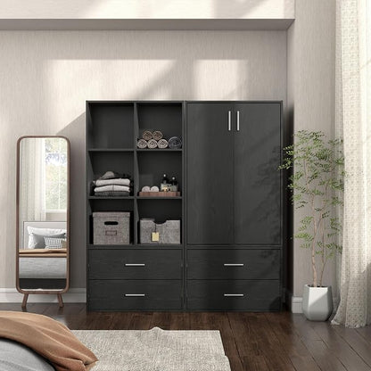 Homes: Inside + Out Apexa 2-Drawer Wooden Stackable Storage Drawers, Small Food - Image 2