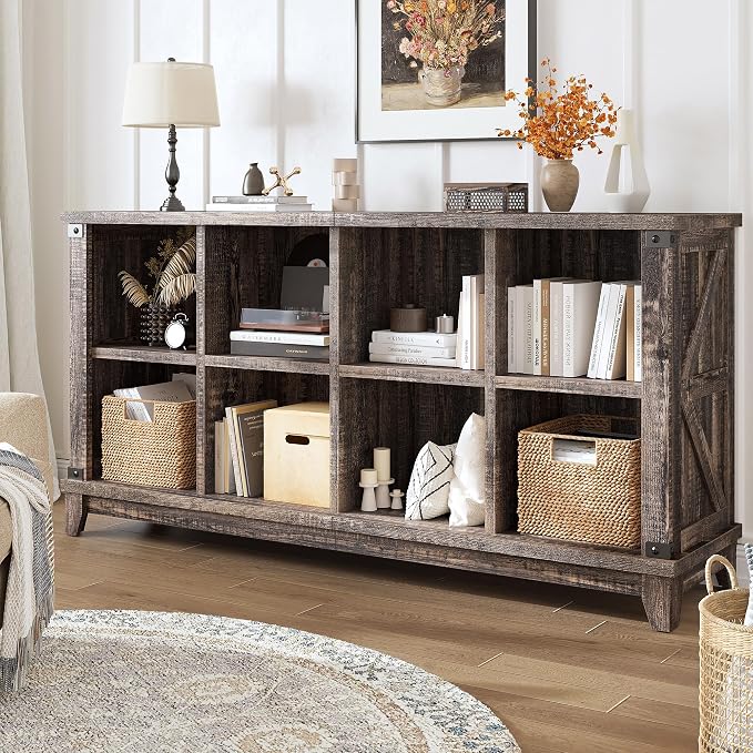 EnHomee 8 Cube Storage Organizer and Shelves, Cube Shelf Bookshelf - Image 7