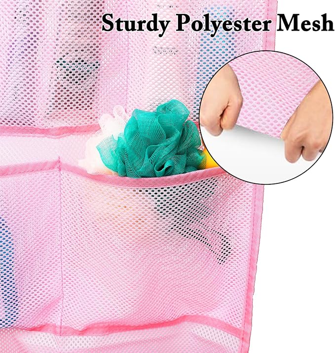 Fammart Mesh Shower Caddy Hanging, Quick-Drying Shower Organizer - Image 3