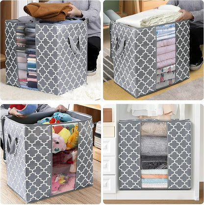 WISELIFE Storage Bags Large Blanket Clothes Organization and Storage Containers - Image 8