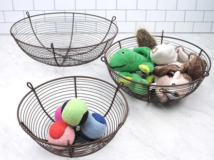 Woven Wire Hanging Basket - Image 5