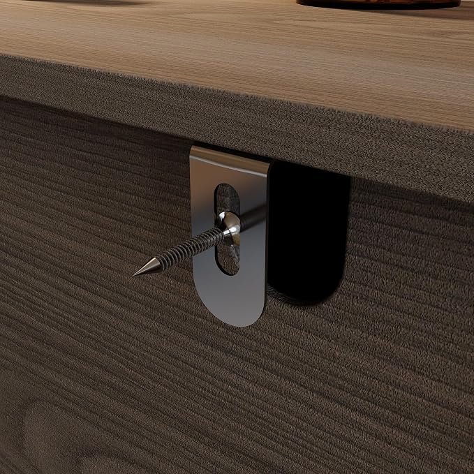 Bedside Table with 3 Drawers, Modern Side Table, Small Nightstand, Wooden Bed - Image 7
