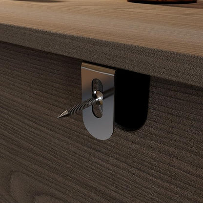 Bedside Table with 3 Drawers, Modern Side Table, Small Nightstand, Wooden Bed - Image 7