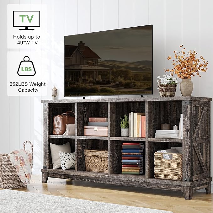 EnHomee 8 Cube Storage Organizer and Shelves, Cube Shelf Bookshelf - Image 5