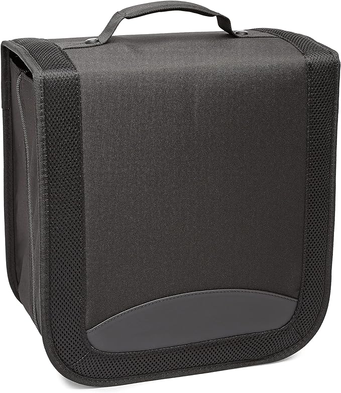 Amazon Basics Polyester CD/DVD Portable Storage Binder, 400-capacity - Image 2