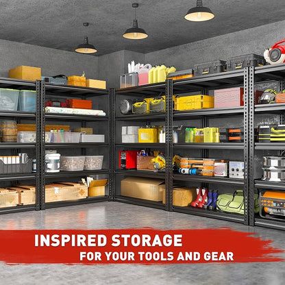 REIBII 72" H Garage Shelving Load 2500Lbs - Image 4