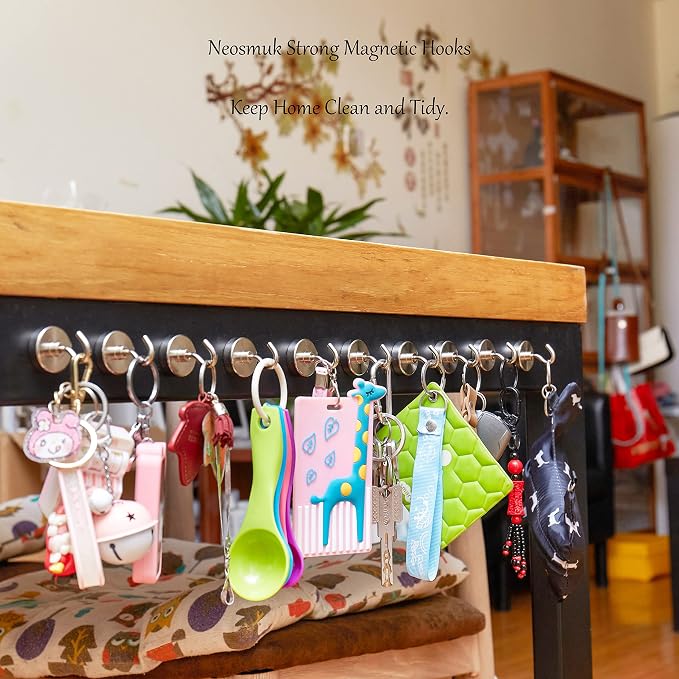 Neosmuk Magnetic Hooks, Heavy Duty 85lb+ Strong Magnet Hook - Image 5
