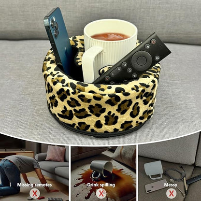 Xchouxer Couch Cup Holder Pillow, Sofa and Bed Organizer Caddy - Image 2