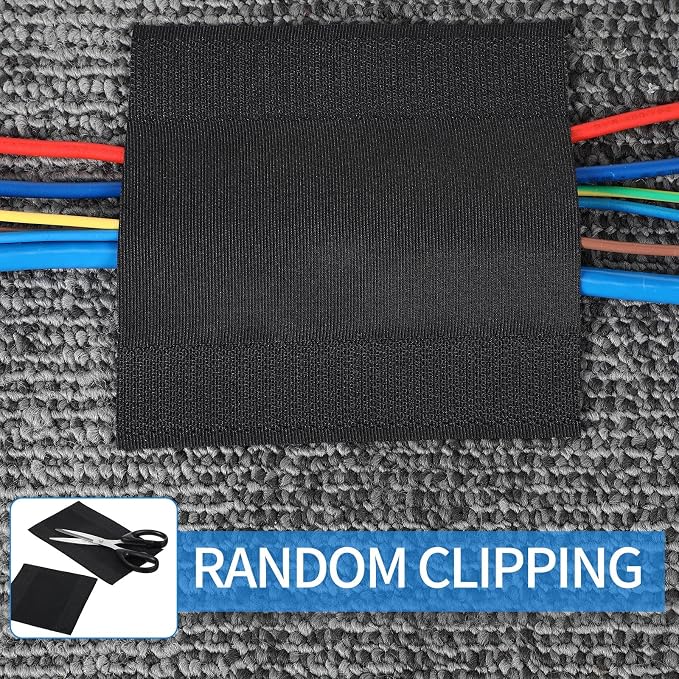 WILLBOND Carpet Cord Cover Cable Grip Floor Cover Cable Protector Management - Image 6