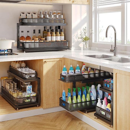 2-Pack 21.3 IN Depth Under Sink Organizer - Image 8