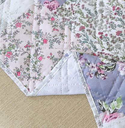 Brilliant Sunshine Rose Toile Couch Sofa Armrest 5 Pockets Organizer, Slip - Image 3