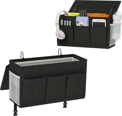 Dual-purpose Bedside Caddy Bedside Organizer, Bed Caddy by Edudif