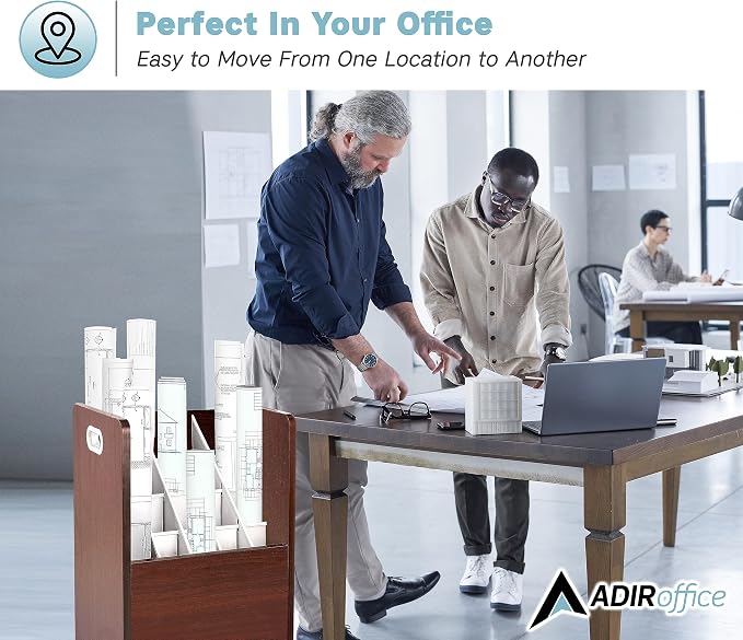 AdirOffice Adir Blue Print Storage Organizer - Image 8