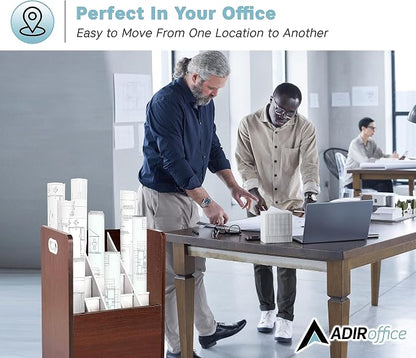 AdirOffice Adir Blue Print Storage Organizer - Image 8