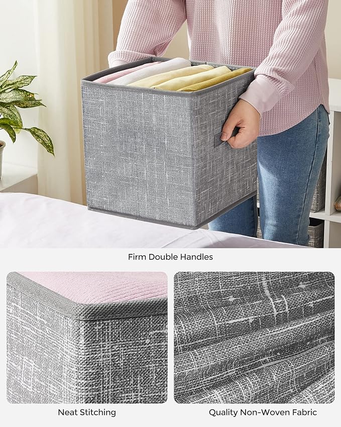 SONGMICS Storage Cubes, 11-Inch Non-Woven Fabric Bins - Image 5