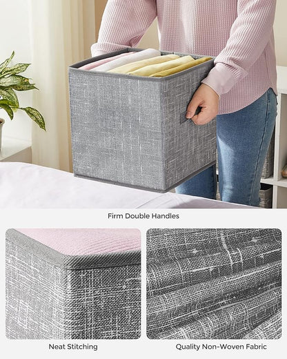SONGMICS Storage Cubes, 11-Inch Non-Woven Fabric Bins - Image 5