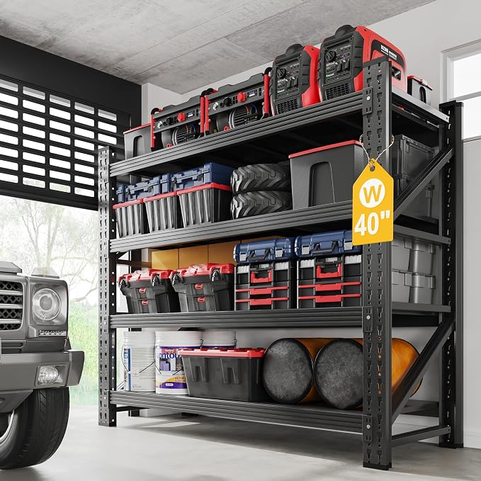 3000LBS Metal Steel Storage Shelves by Fesbos
