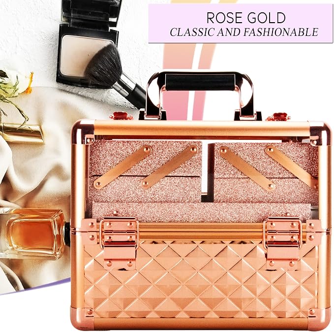 Ver Beauty Armored Acrylic Cosmetic Case Organizer Train Makeup Case - Image 2