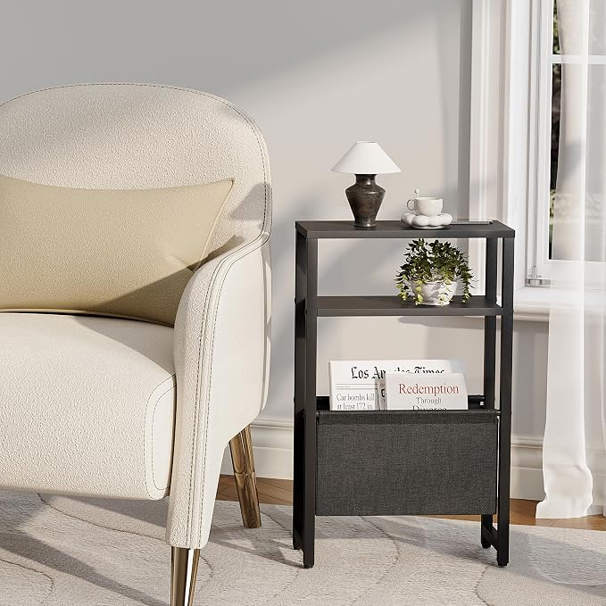 Narrow Side Table, Slim End Table - Image 6
