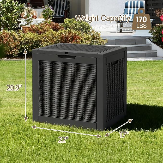 Outdoor Storage Box, 30 Gallon Deck Box - Image 2
