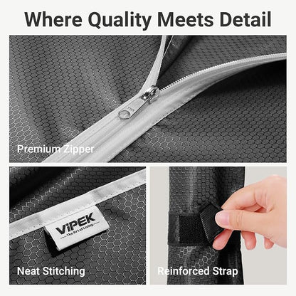 VIPEK V4C Garment Rack with Cover, Heavy Duty Portable Closet Adjustable Metal - Image 5