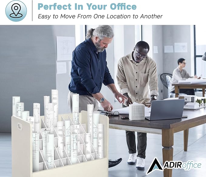AdirOffice Adir Blue Print Storage Organizer - Image 8