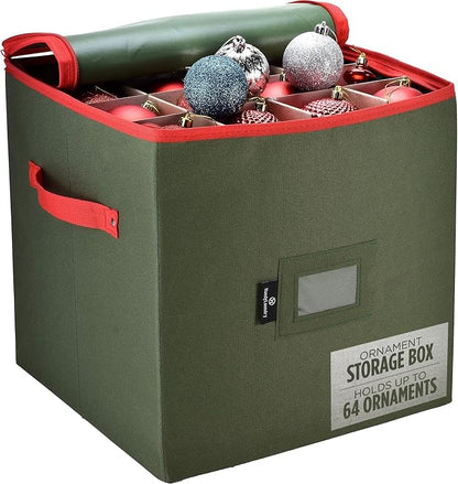 Handy Laundry, Christmas Ornament Storage, Stores up to 64 Holiday Ornament by Handy+Laundry
