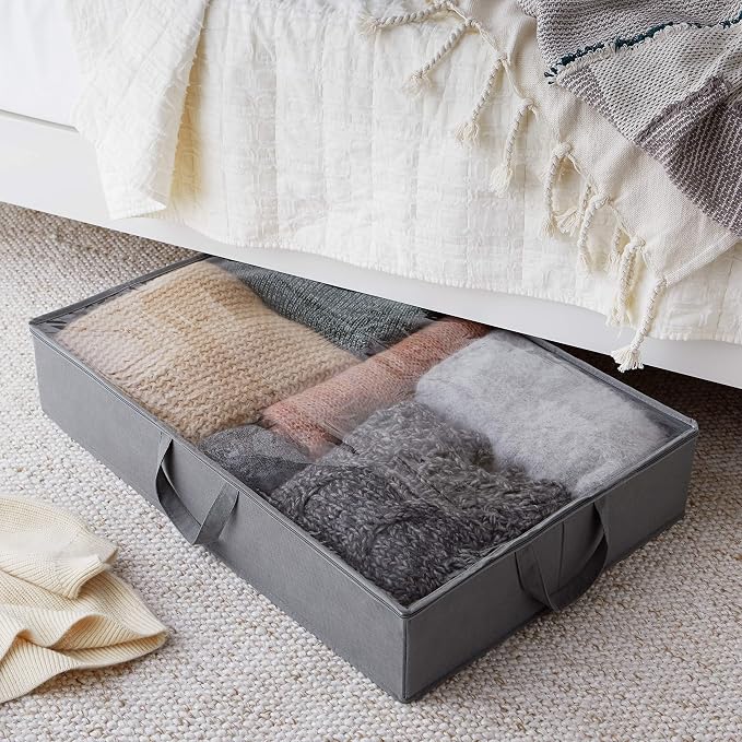 Amazon Basics Under Bed Fabric Zipper Storage Container Bags - Image 2