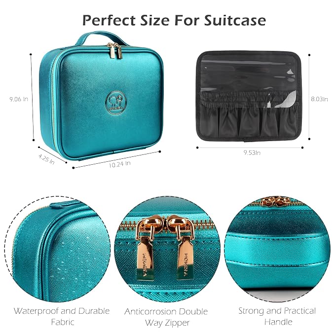 MOMIRA Travel Makeup Bag Cosmetic Bag Makeup Organizer Bag - Image 2
