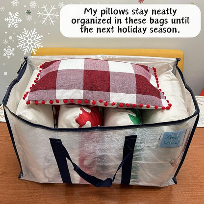 VENO 8 Pack Moving Bags and Large Christmas Storage Bins - Image 2