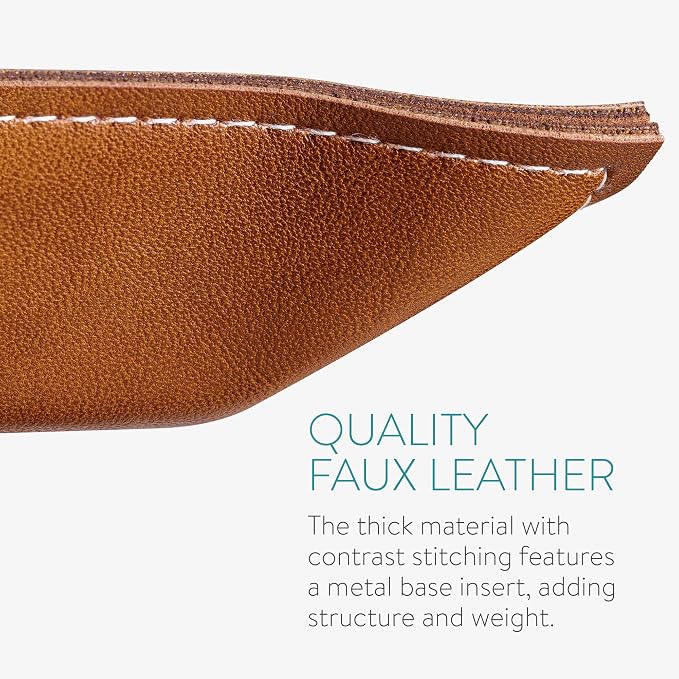 Navaris Faux Leather Valet Tray Set of 2 - Image 5