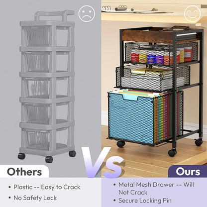 SWTYMIKI Rolling File Cart - Image 6
